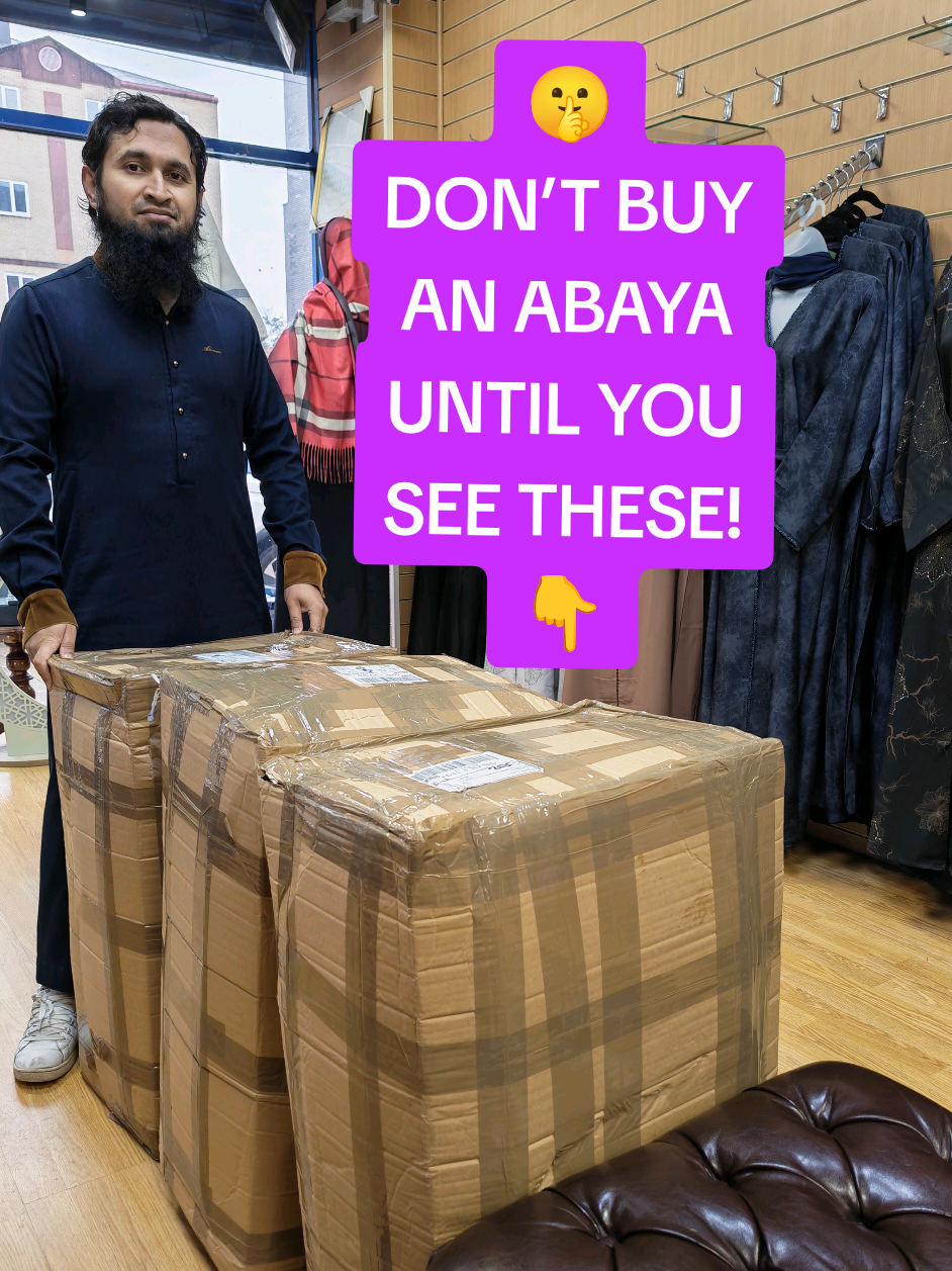 👀 Sisters, have you seen our NEW abaya arrivals?! 😍🤍 ✨ Discover our latest abaya collection, featuring elegant styles, beautiful details and modest fashion to elevate your wardrobe. There’s something special waiting for you! 🛍️ 📦 Shop the new arrivals now at alaqsaislamicshop.co.uk or visit us in-store at Al Aqsa Islamic Shop, Oldham! #abaya  #modest  #muslimah  #marriage  #fashion 