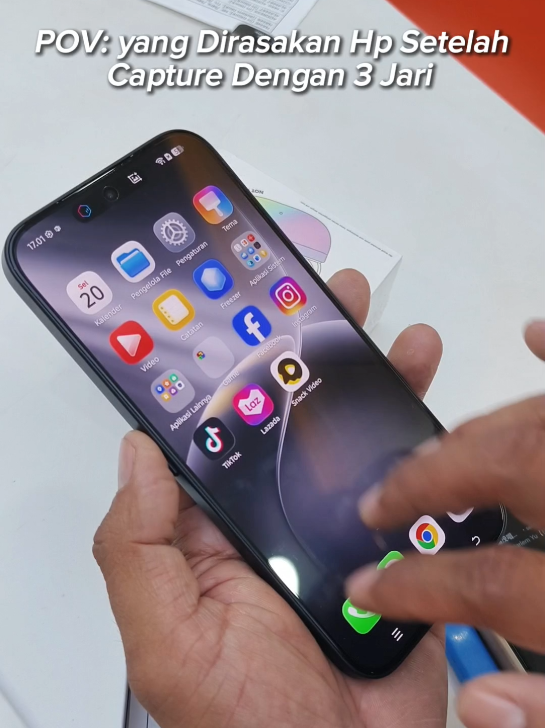 Siapa yang Masih Capture Dengan Tiga Jari?  #camon50 #tecnosurabaya #tecnojawatimur #tecnoindonesia #camon50series 