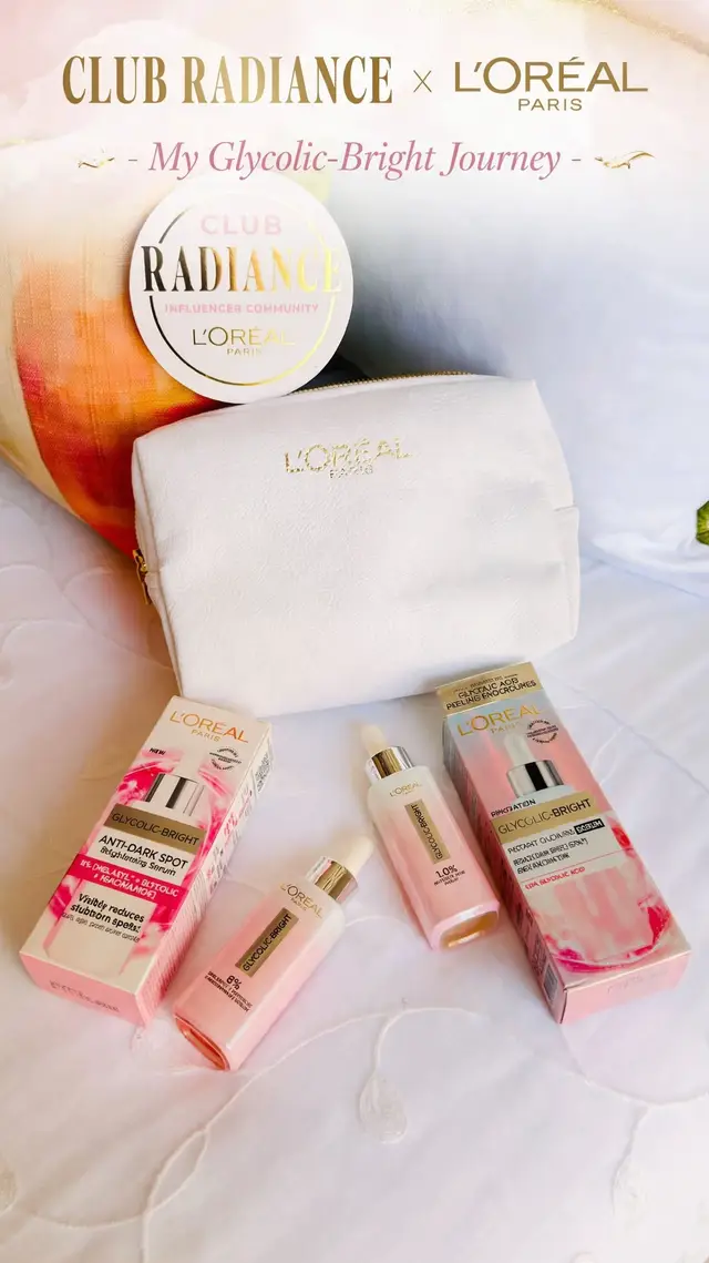 #lorealparisza #glycolicbrightserum #ClubRadiant #lorealparisza #LÓRÉALSOUTHAFRICA 
