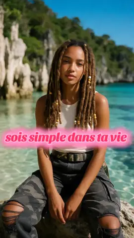 #sois toi-même tout simplement, ne te complique pas la vie avec des choses qui ne t'apporte pas la sérénité, la paix et le  bonheur en toi...