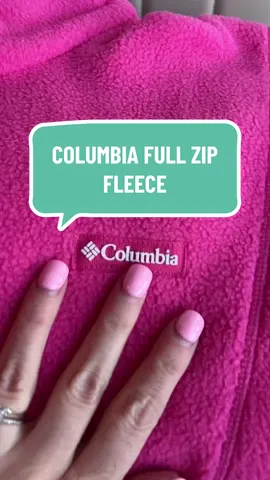 NEW water resistant fleece is so soft 🔥 @Columbia1938 #fleece #columbia #fullzip 