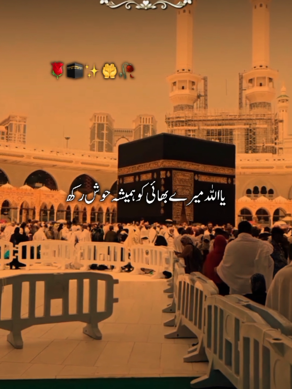 بھائی کے لیئے حصوصی دعا #foryou #foryoupage 