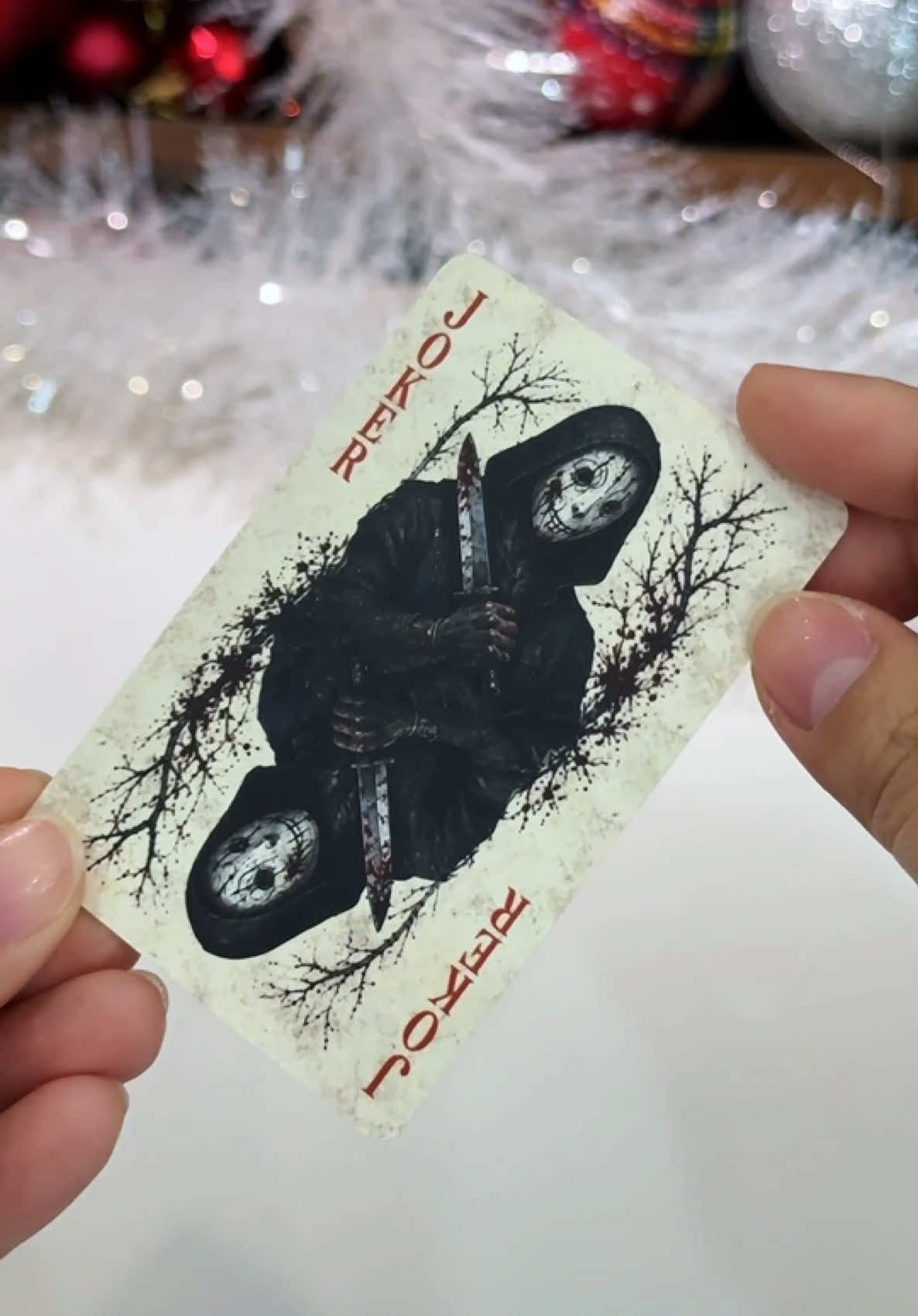 🩸 The Trapper looks terrifying on this card!#deadbydaylight #playingcard #dbdmemes #deadbydaylightmemes #gamingtiktok 