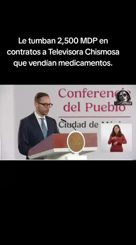Una Televisora Chismosa que tenía farmacias dentro de los hospitales públicos en donde vendía a más del 30% sus medicamentos le tumbaron el contrato para siempre. Ahora se entiende la campaña de que supuestamente no hay medicamentos en hospitales más que golpeteo en contra de la 4T, no les interesa la salud, sino sus bolsillos. #eeuu #mexico #paratiiiiiiiiiiiiiiiiiiiiiiiiiiiiiiiiii #claudiasheimbaum #medicamentos