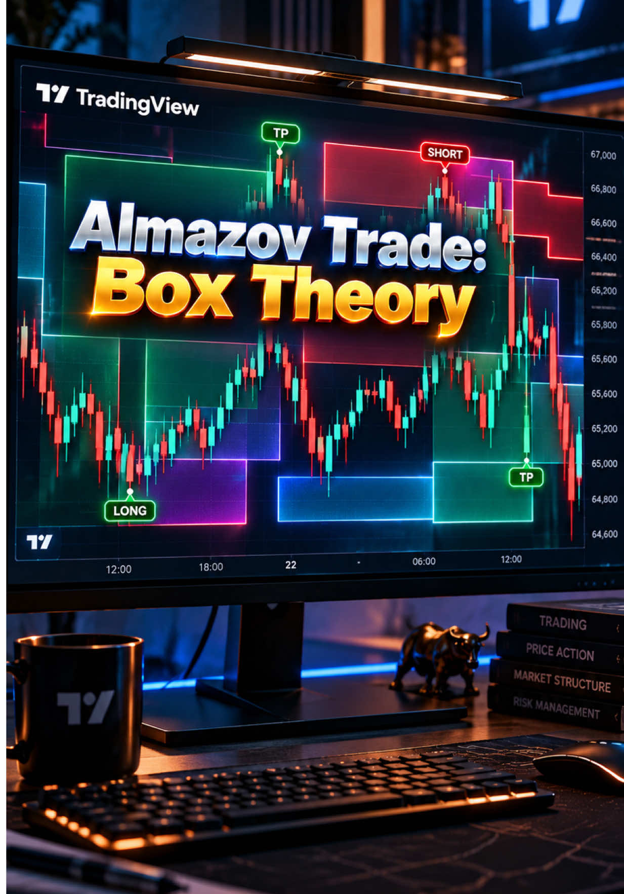 Индикатор Trading View : Almazov Trade Box Theory #торговля #tradingview #индикатор #фьючерсы 