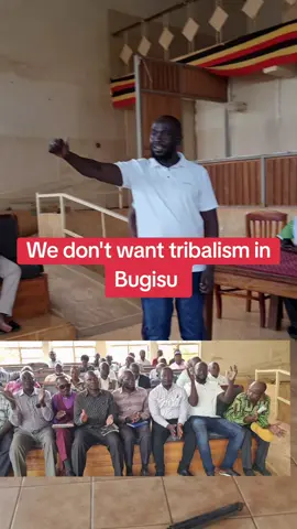 Hussain wazamba Wachagi at Lukhobo meeting the LC1s of Mbale Industrial City Division we don't want tribalism 