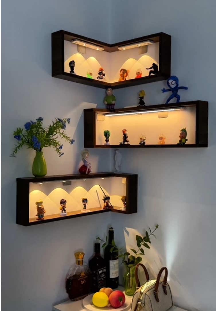 No-nailing corner shelves can transform any empty wall into a beautiful display space, without needing to distinguish between inside and outside corners.
#interiordesign #homedecor #Lifestyle #design	