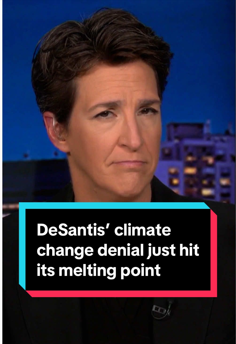 Florida Governor Ron DeSantis’ climate policy meets the Florida heat. @The Rachel Maddow Show explains the message behind “Denial,” a gallium statue of the governor designed to melt in the sun. #desantis #florida #climatechange 