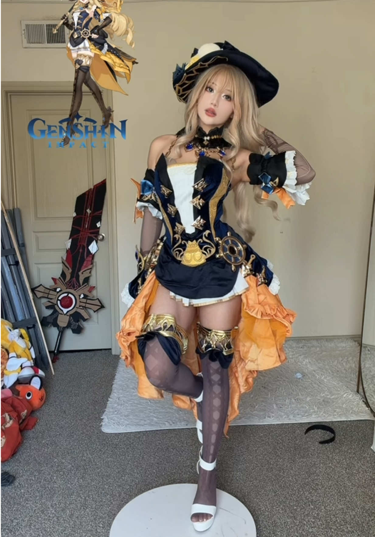 Who needs 5 wigs when one fits all of them 😭😭☝️ #cosplayer #cosplay #GenshinImpact #leagueoflegends #tokyorevengers 