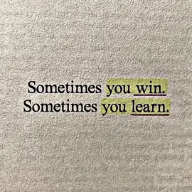 Sometimes You Win sometimes you learn ✨ #discipline #youvsyou #mindsetmotivation 