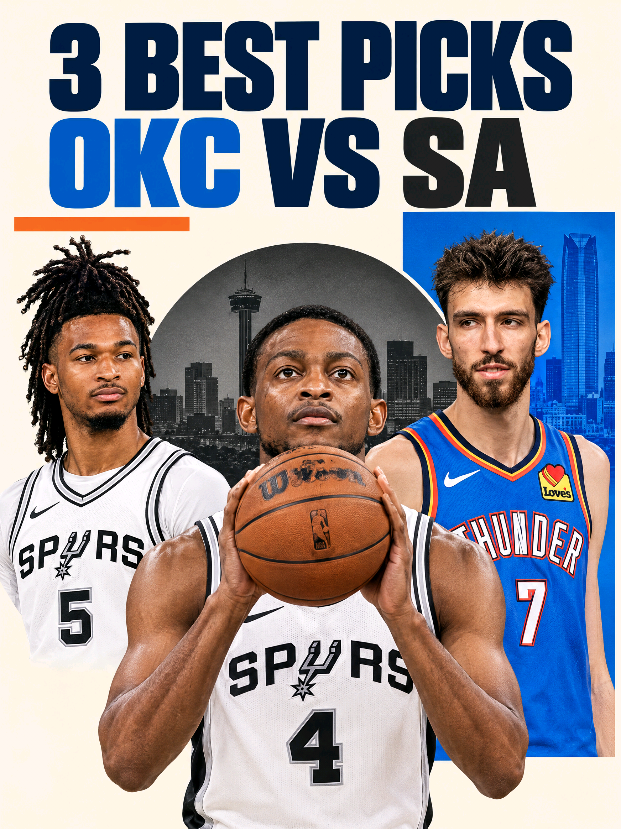 Thunder vs. Spurs Picks (NBA Tuesday) #NBA OKC vs. SA Locks Today NBA Props for Tuesday NBA Opening Night