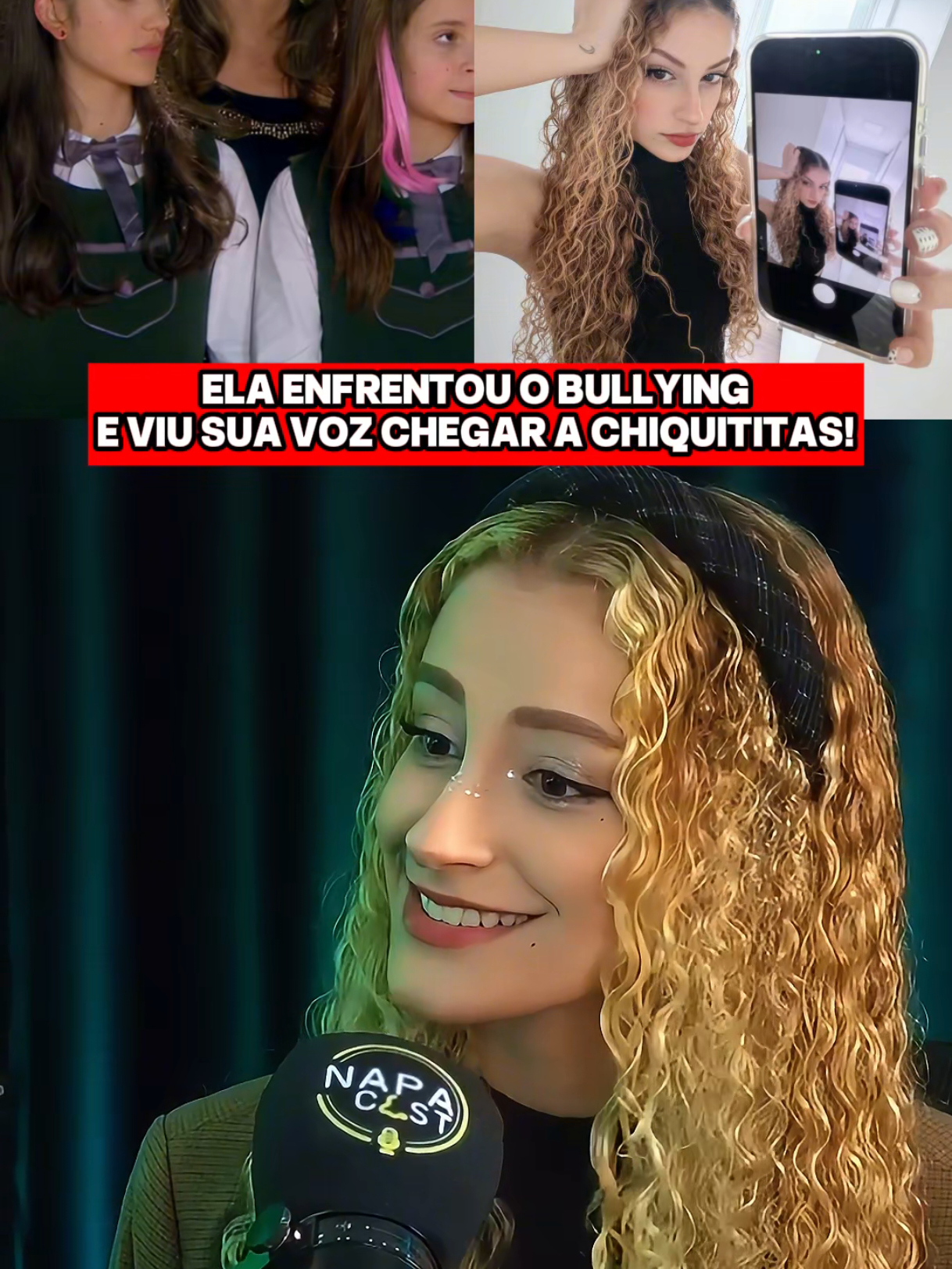 @BELLI Ela enfrentou o bullying e viu sua voz em Chiquititas  #belli #belliclipfy #chiquititas 