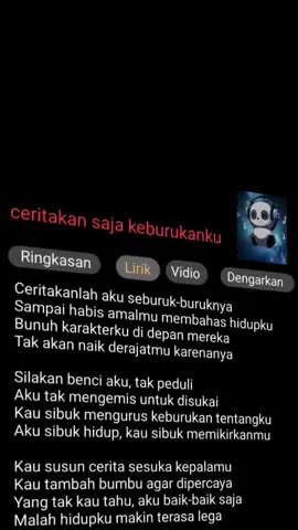 ceritakan saja keburukanku ‎ #liriklagu #laguviral #trending #virall #fyppp 