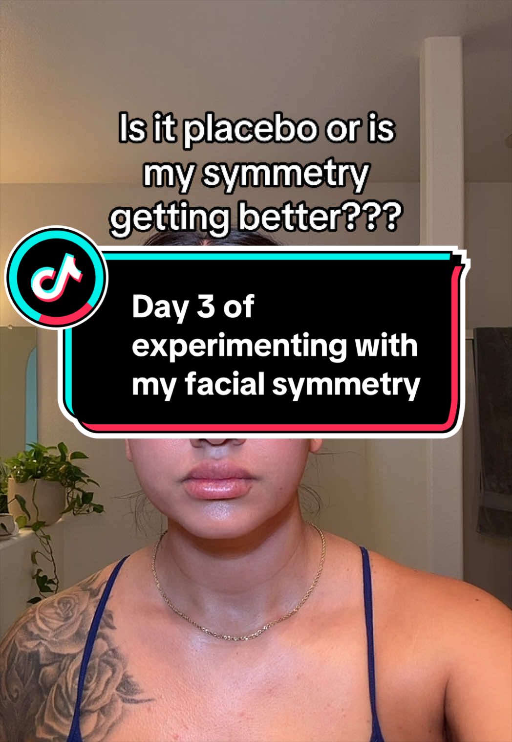 Day 3 of experimenting with my facial symmetry. Am I seeing a difference or is it just placebo because I WANT to see results 😩It’s way too early to tell but I swear I’m starting to notice something or maybe I’m delulu!! We’re only on day 3 so idk yet but we’re going to keep experimenting and documenting everything. 🫶🏼 #FacialSymmetry #FaceMassage #GuaSha #FaceJourney #Day3 @Anastasia | Beauty Fascia Face 