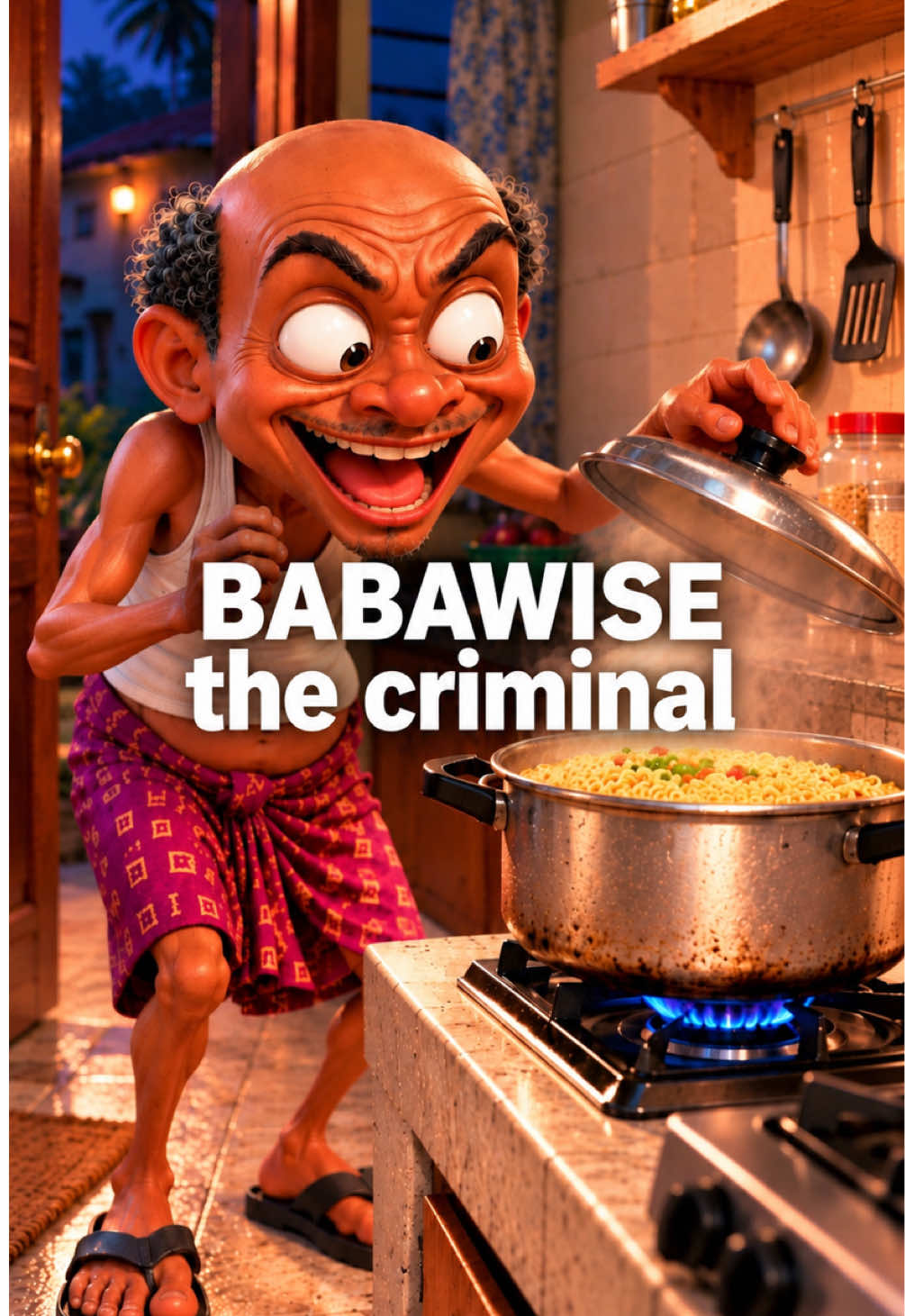 Baba Wise thought he had finally gotten his revenge by secretly eating Tony’s noodles. But Tony had a clever plan that Baba Wise never saw coming! 🤣 Watch until the end to see how Tony turned his missing noodles into a hilarious payday! #BabaWise #newyorkcity #AfricanComedy #FunnyVideos #3DAnimation