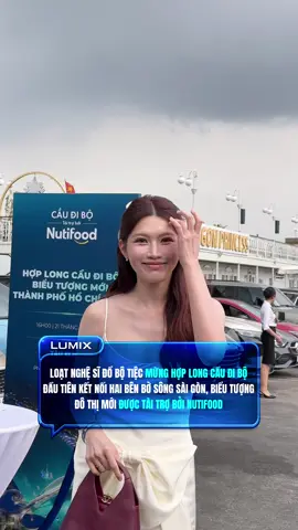 Tiệc mừng hợp long cầu đi bộ được tài trợ bởi Nutifood #caudibonutifood #dauankycong #lumixshowbiz #lollipop_vnteam 