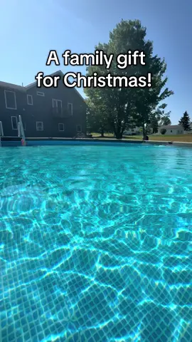 The best gift we got! #pool #abovegroundpool #intexpool #intex #tiktokshopblackfriday 
