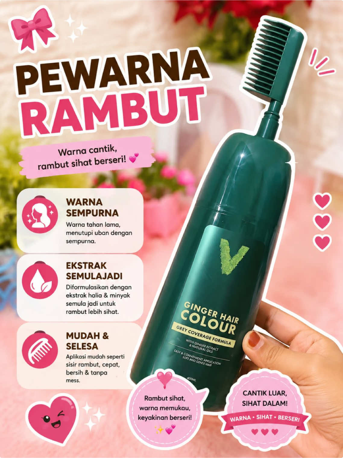 #vividhair #vividhairmy #inairambut #tutupuban