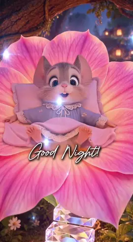 Good Night 😴🌙🌕🌿🍀💫🐭🌟🌟🌟💜🩷🤩🦄  #reels #goodnight #mice #rec #moon 
