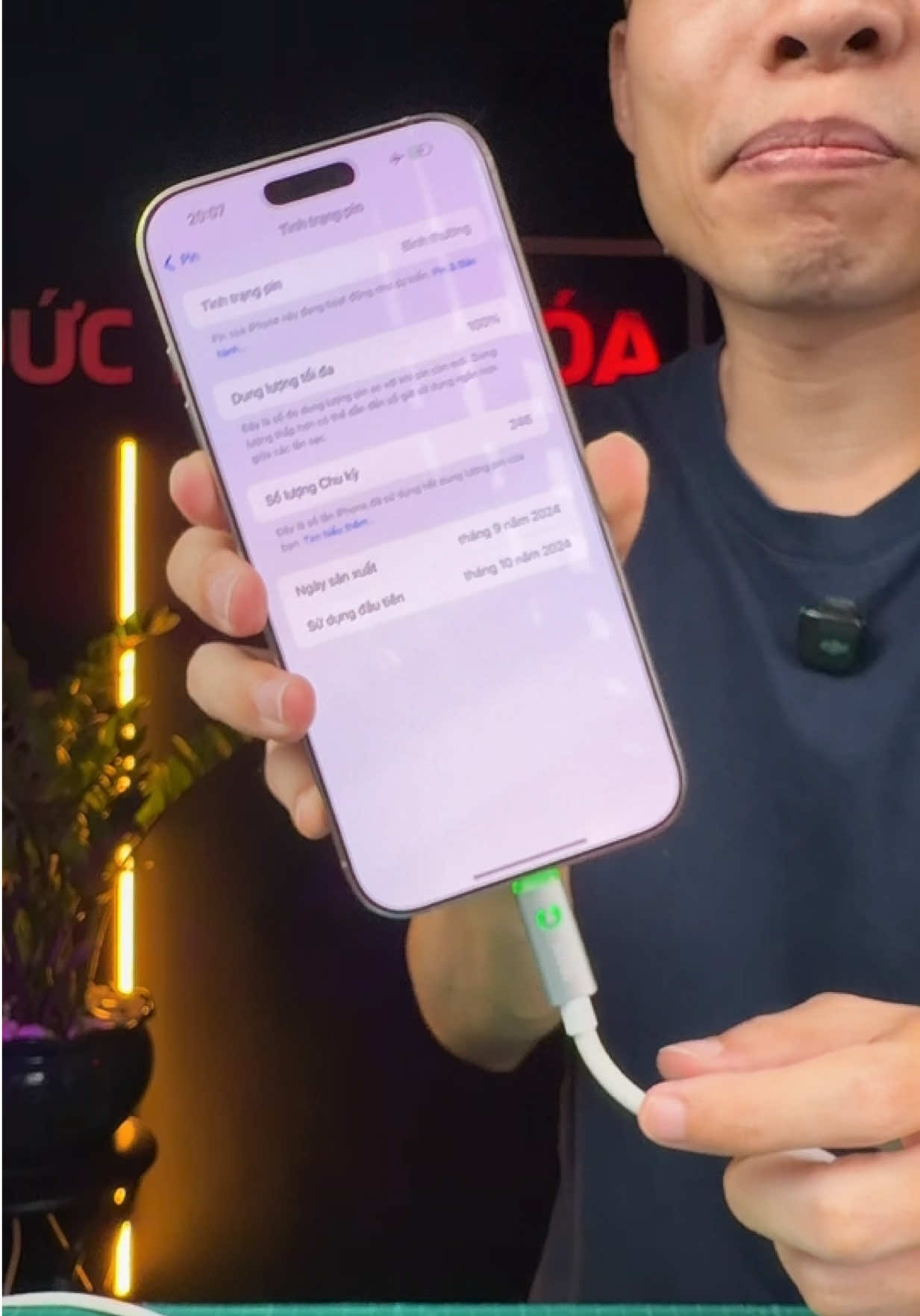 Cáp sạc nhanh thông minh Tự ngắt bảo vệ thiết bị #ducbachhoa #ducditham #iphone #capsacnhanh 