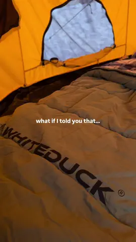 Who said sleeping bags have to be JUST sleeping bags? 