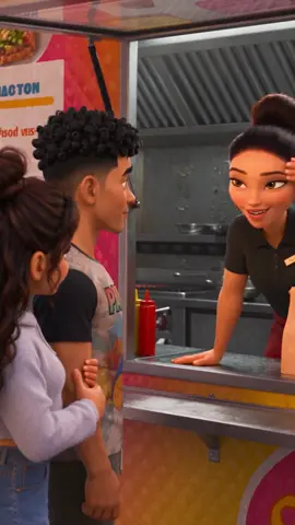 She really thought I didn't see that wink 😭 I was already walking away… but I would NOT have slept tonight 💅😂 tag your bestie who'd do the same. #SofiaAndDiego #YouAgain #AIAnimation #CoupleComedy #FunnyCouple