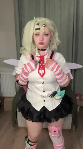 my neighbour walked past my living room window while i was filming this i remember being so embarrassed afterward omg.....nangong cosplay tomorrow :3 #sunna #angelsofdelusion #zzzero #zenlesszonezero #cosplaygirl 