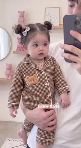 Bộ Pijama Dài Tay Cho Bé #dochobe #thoitrangtreem #doxinhchobe #dothudongchobe #dotreem 