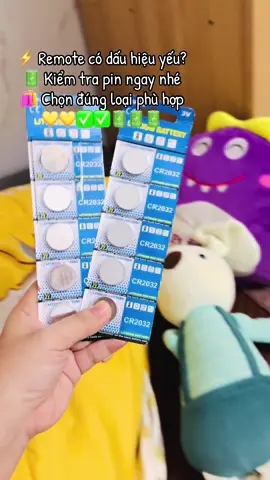 ⚡ Remote có dấu hiệu yếu? 🔋 Kiểm tra pin ngay nhé 🛍️ Chọn đúng loại phù hợp#pinremote #pinremotexemay 