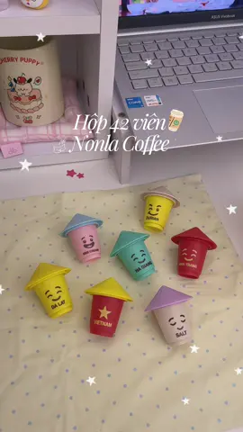 7 ngày 7 vị khác nhau😋☕️ #unboxing #nonlacoffee #caphesaythanghoa #caphehoatan #viralvideo 