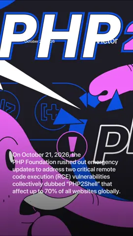 PHP2Shell: AI uncovers critical RCE vulnerabilities affecting 70% of the Internet.