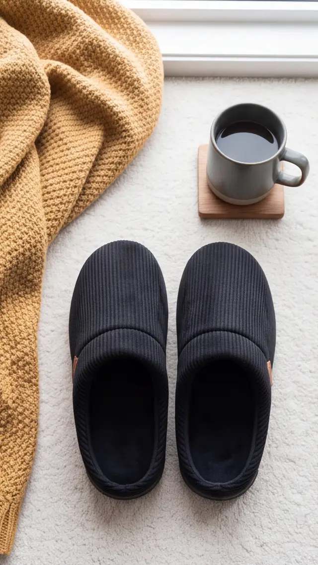 Men's Corduroy Clogs - Non Slip Mules#houseshoes #tiktokmademebuyit #WC #fyp #menslippers #houseslippers