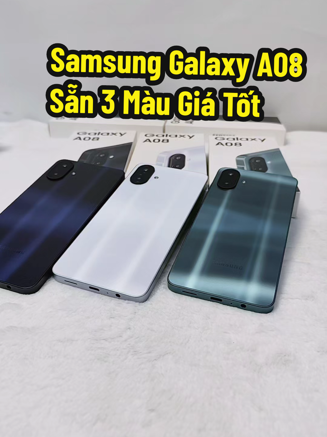 Samsung Galaxy A08 Sẵn 3 Màu Giá Tốt