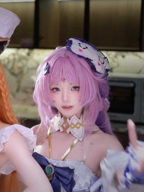 Char: Escoffier x Citlali | Genshin Impact ✓  #cute #beautiful#cosplay #escoffier #citlali #GenshinImpact #dance #trending #viral
