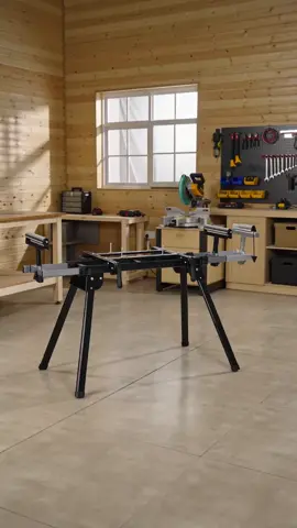 440 lbs capacity, steel frame, anti-rust coat — and it still folds down to 27 lbs. #WoodworkingTools #DIYWorkshop #MiterSaw #ToolsOfTheTrade #WorkshopUpgrade