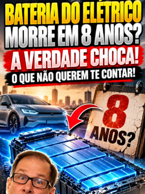 BATERIA DE CARRO ELÉTRICO MORRE EM 8 ANOS A VERDADE CHOCA! 🚨 BATERIA DE CARRO ELÉTRICO MORRE EM 8 ANOS? A VERDADE CHOCA! Quanto tempo dura a bateria de um carro elétrico? Será que ela precisa ser trocada depois de 8 anos? E quanto custa essa substituição? Um estudo da Geotab, com mais de 22 mil veículos elétricos, revelou dados surpreendentes sobre a durabilidade e a degradação das baterias. Neste vídeo, falamos sobre a vida útil das baterias, a tecnologia Blade da BYD e o que esses números significam para quem pensa em comprar um carro elétrico. 🚗 Antes de acreditar em tudo o que dizem sobre baterias, conheça os números! Siga o canal para acompanhar informações sobre carros elétricos, híbridos e economia no seu bolso. #CarroEletrico #BateriaCarroEletrico #BYD #BateriaBlade #DurabilidadeBateria #Geotab #CarrosEletricos #MobilidadeEletrica #CarroHibrido #FelipeAugusto