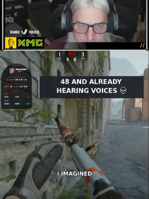 48 and already hearing things 💀😂 #cs2 #counterstrike2 #cs2clips #gamingover40 #gaming