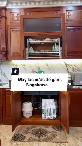Nhà bà nào bếp nhỏ mà vẫn muốn có nguồn nước sạch để dùng thì tham khảo thử máy lọc nước để gầm Nagakawa nha 😍   #Nagakawa #hoaianhmenhim #xuhu 