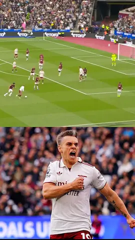 هدف رائع من تروسارد بعد أداء خرافي من أديكارد ❤️🤍 #futbol #football #footballtiktok #arsenal 