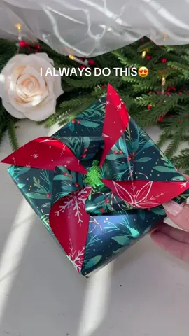 A simple fold turns an ordinary gift into something that looks like it came straight from a boutique. Save this for your holiday gifting! 🎁 #GiftWrap #GiftWrapIdeas #HolidayGifts #GiftIdeas #ChristmasGifts
