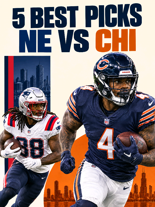 Patriots vs. Bears (Thursday Night Football) 5 Best Plays #nflweek7 #picks #nfl #patriots #bears 