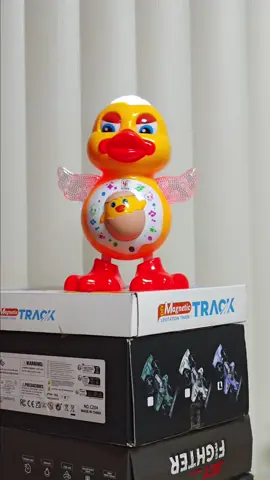 ¡Qué patito tan genial! Música, luces y baile. #kidssafety #viral #fyp #kidstoys #babyplay 