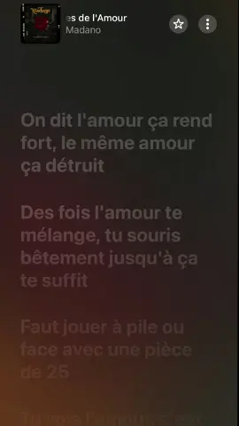 Publication 44 | Les choses de l'amour_Madano #viraltiktok #pourtoi #musique #lyrics_songs #Love 