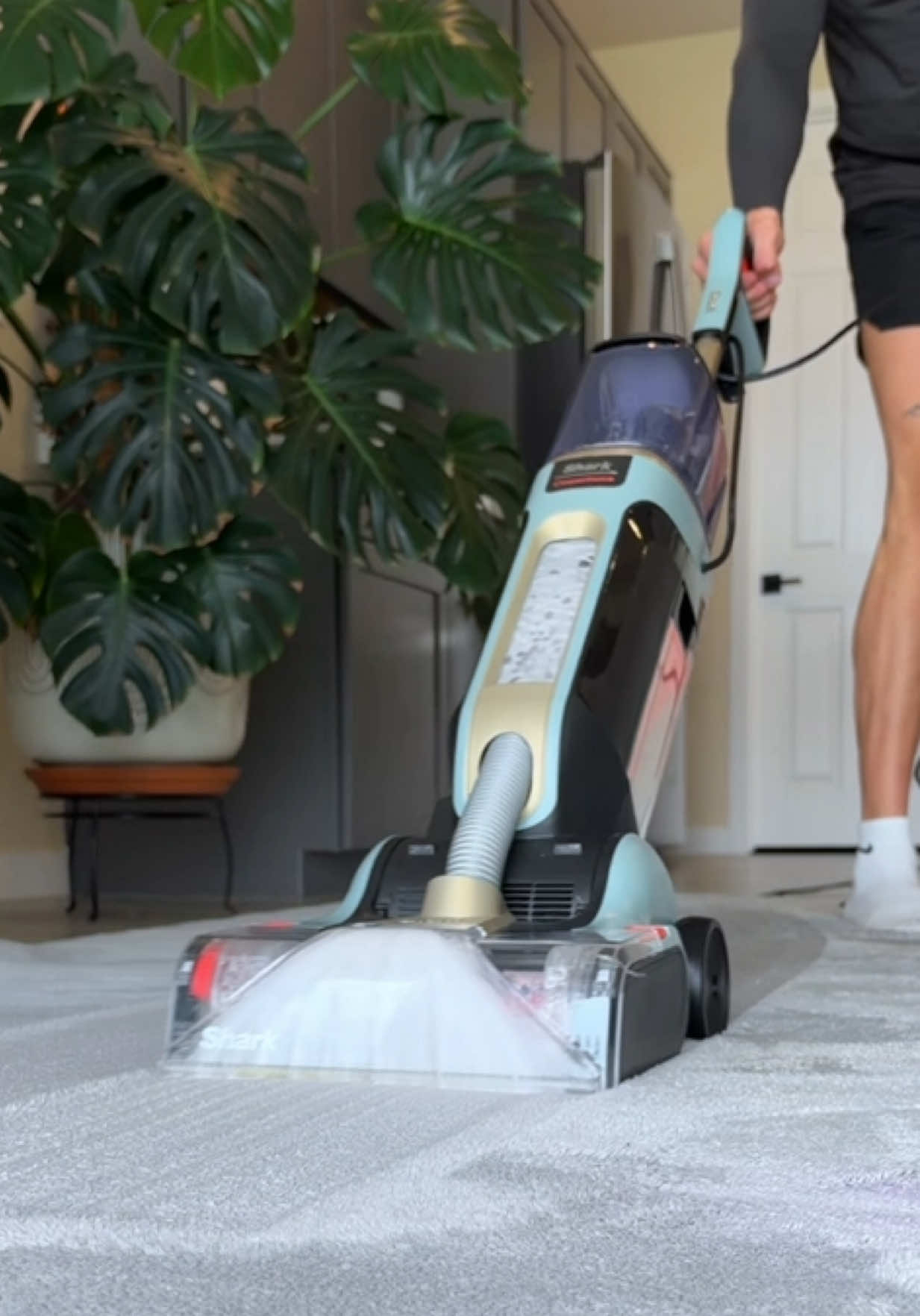 Vacuuming alone doesn’t deep clean! #shark #carpetforce #carpetcleaner 