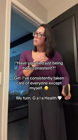 If taking care of everyone else counted as self-care, moms would be SET. 🙃 Making room for myself, too. Follow along for my @galahealth.us journey 🤍. #GalaHealth #GRWM #MomLife #galapartner 