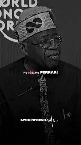 Replying to @chuka #Tinubu #nigeriantiktok🇳🇬 #motivation #lyricsvideo #foryou  DISCLAIMER: The voice used in this video is AI-generated or imitated for entertainment, parody, and satirical purposes only. This content is not an official recording of President Bola Ahmed Tinubu. The video clips used are for commentary, parody, and entertainment purposes. This content is not affiliated with, endorsed by, or sponsored by President Tinubu, the Nigerian government, or any political party or institution. This video is not intended to mislead viewers into believing that the voice or statements are authentic, or to promote, campaign for, or influence support for any political individual or organization. For entertainment and satire only.