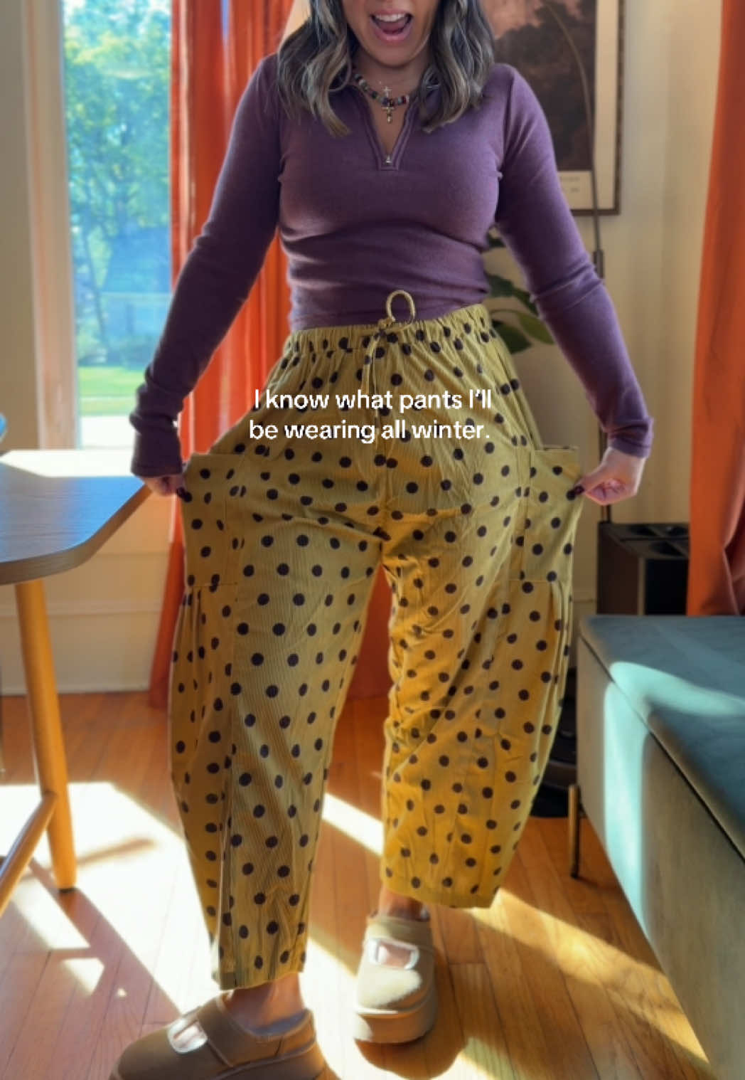 They’re corduroy!!!