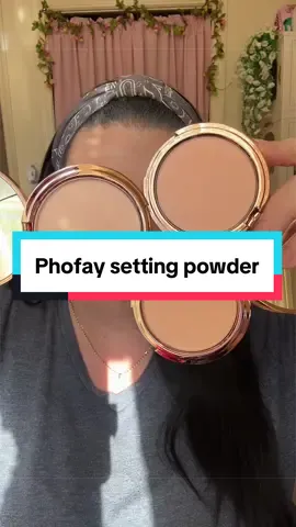 This is a shine, controlling poor blurring setting powder that feels like silk on my skin @PHOFAY MAKE UP #PHOFAY #SettingPowder #BlurringPowder #FacePowder 