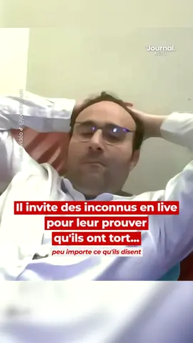 Il invite des inconnus sur son live pour leur prouver qu'ils ont tort et fait le buzz... #faitsdivers #questions #live #joel 