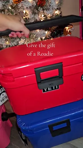 Give a Yeti Roadie hard cooler for Christmas this year, they will LOVE you #yetiroadie #yeti #hardcooler #yeticooler #christmasgiftidea  @YETI 